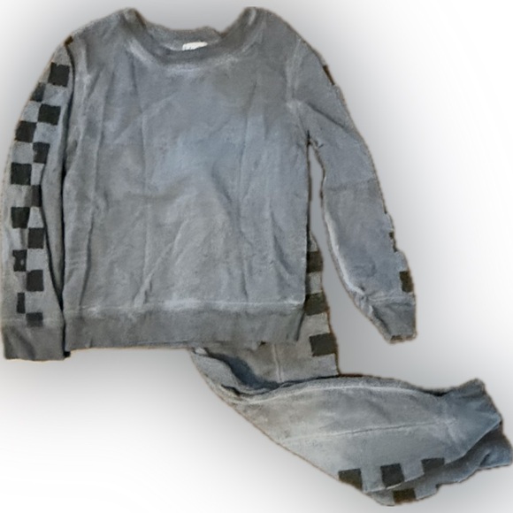 Splendid boys grey with black checks set size 4 excellent condition - Picture 3 of 3